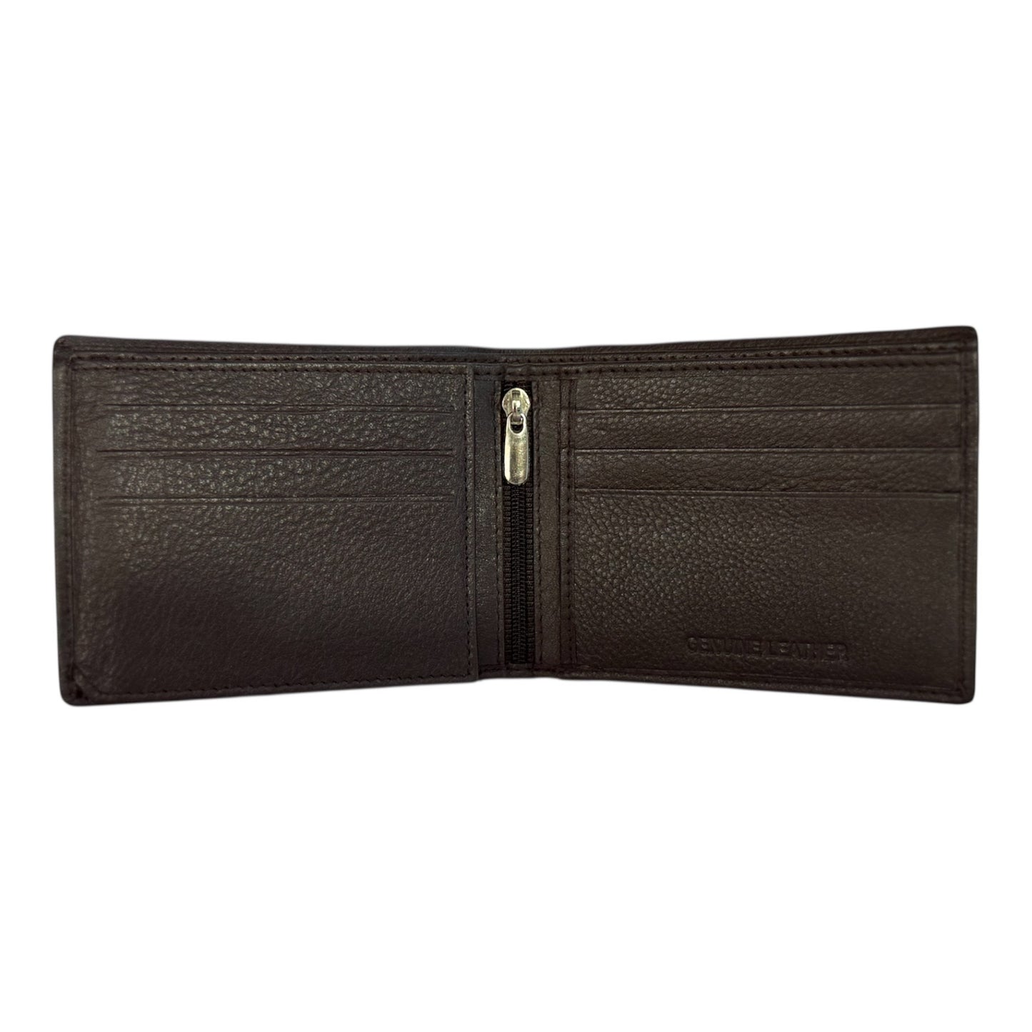 premium luxury wallet dark brown